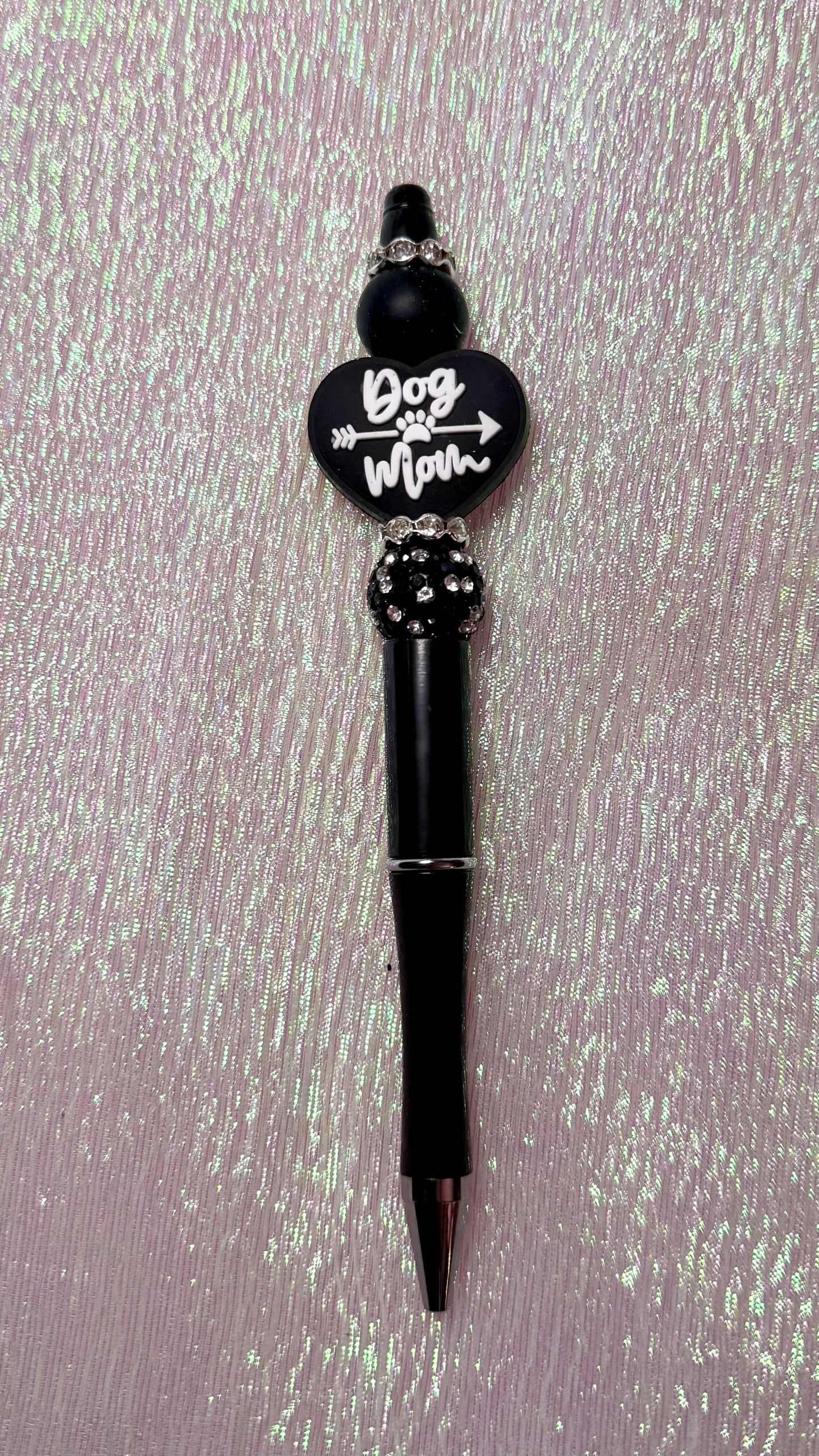 Dog mom beaded pen