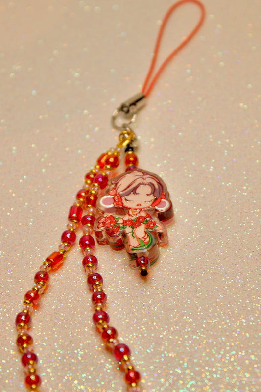 Chibi girl phone charm