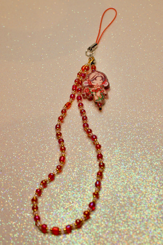 Chibi girl phone charm