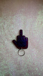 Middle finger keychain *DEFECT*