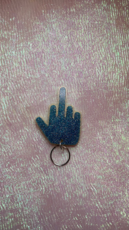 Middle finger keychain *DEFECT*