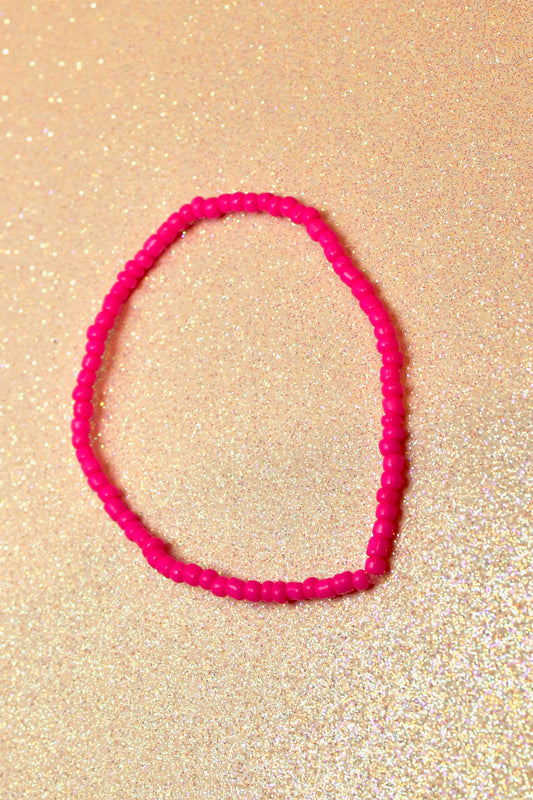 Pink stackable bracelet