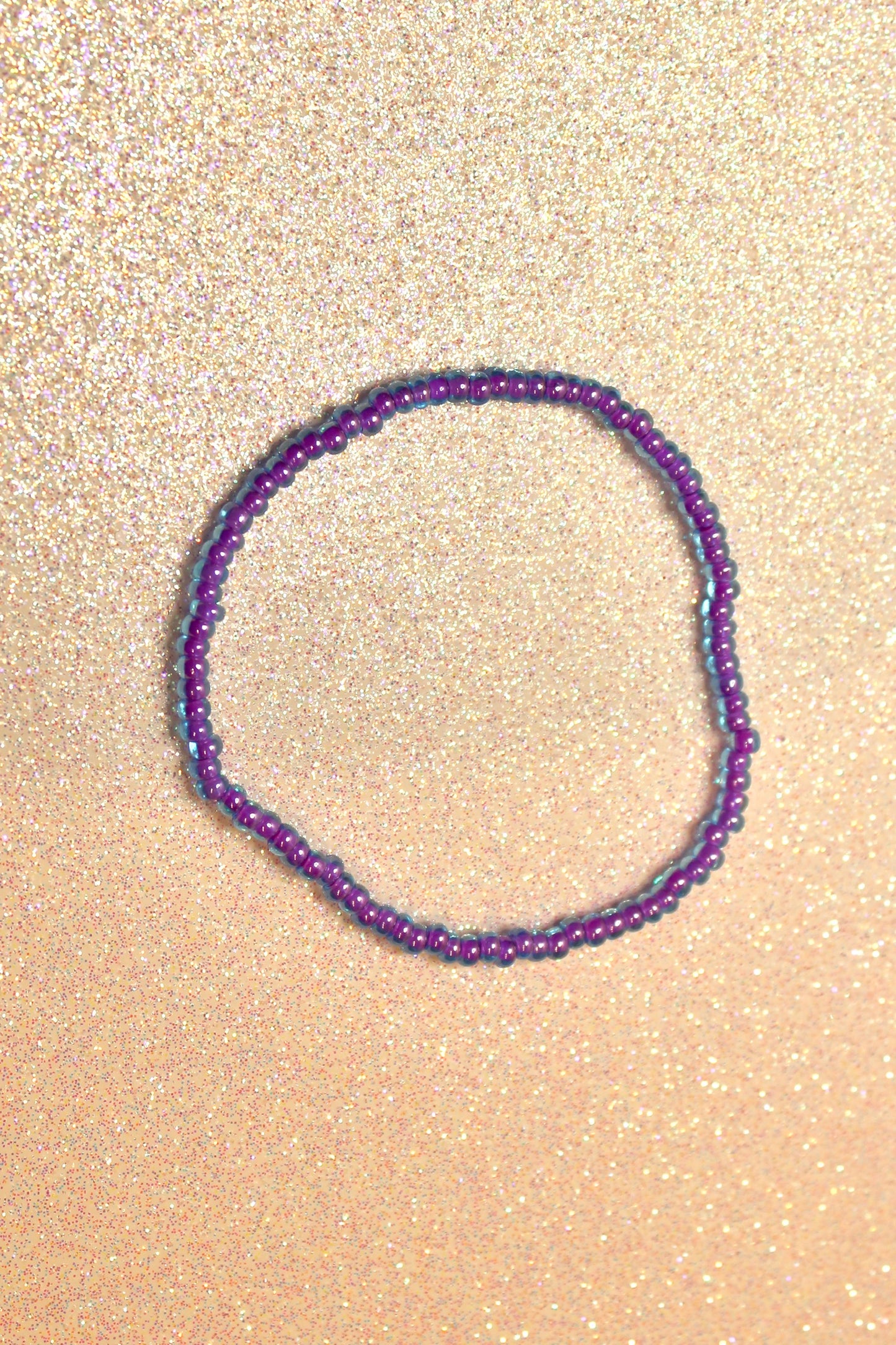 Purple stackable bracelet