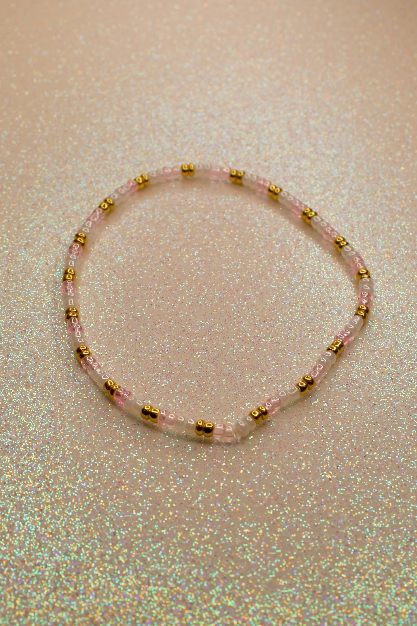 Pink stackable bracelet