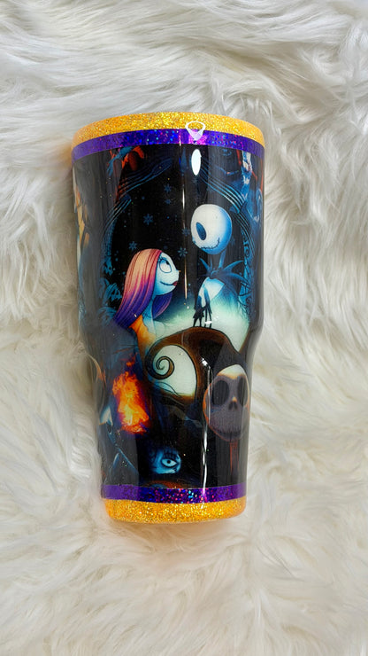 Nightmare before Christmas tumbler