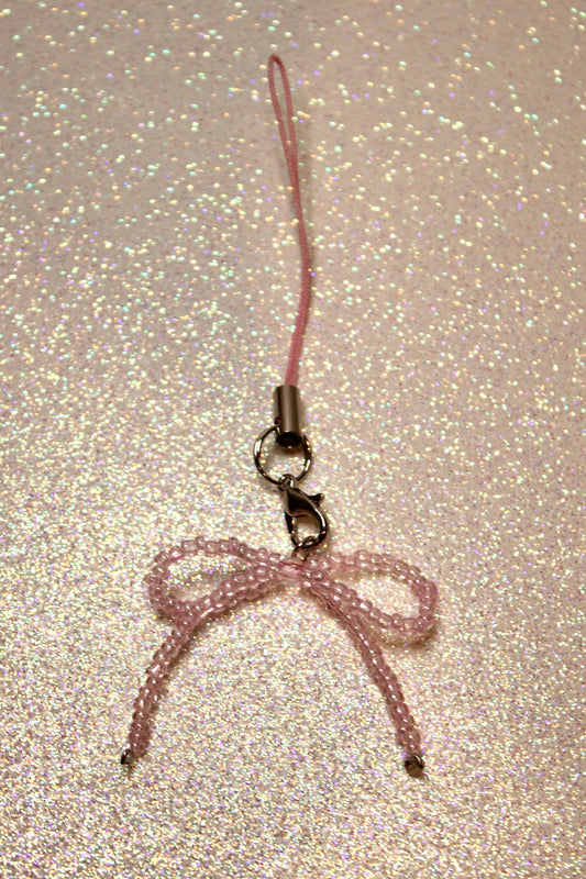 Dainty bow phone charm