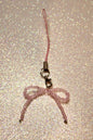 Dainty bow phone charm