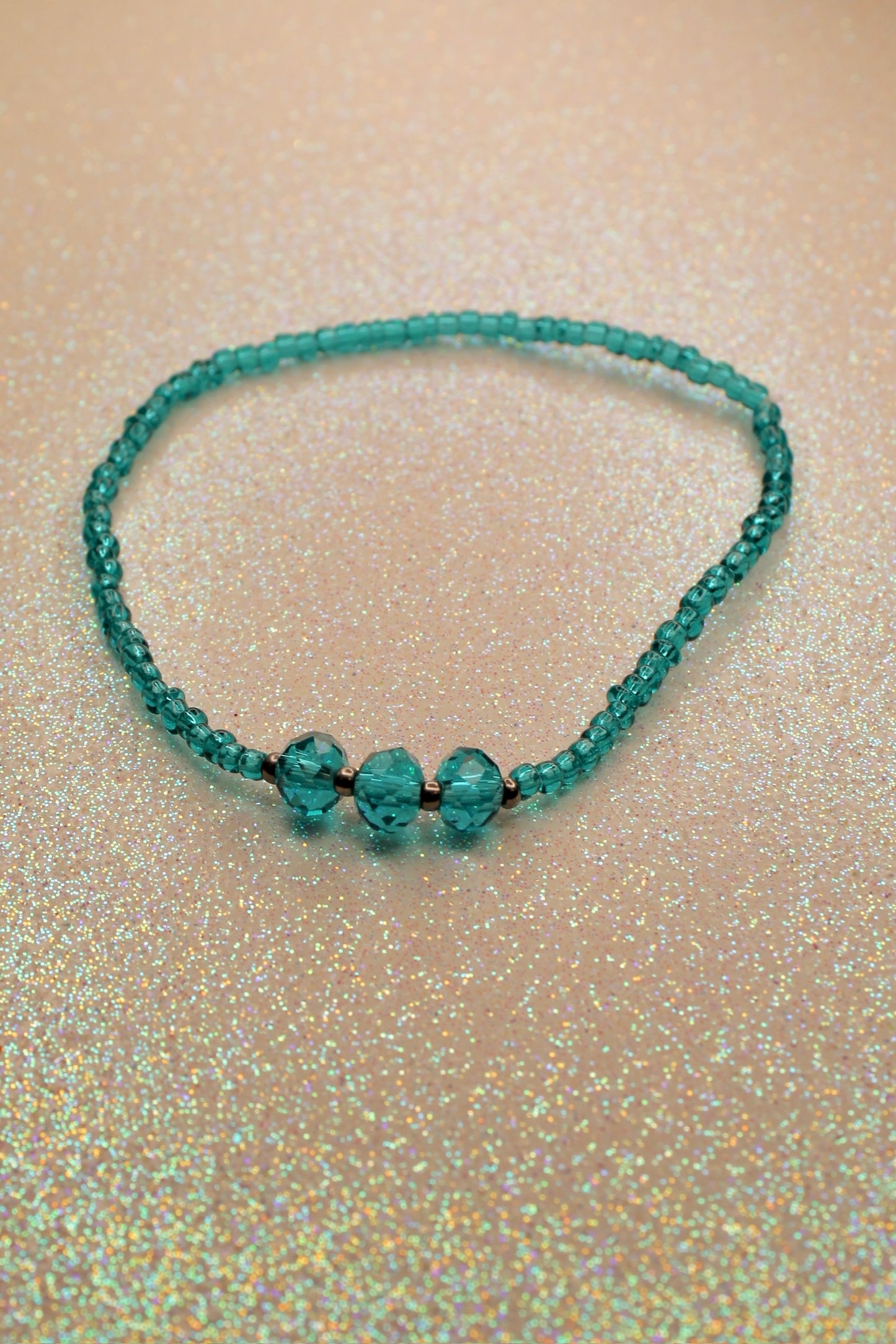 Blue stackable bracelet