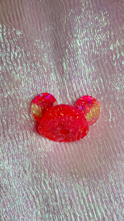 Mickey Mouse straw topper *DEFECT*