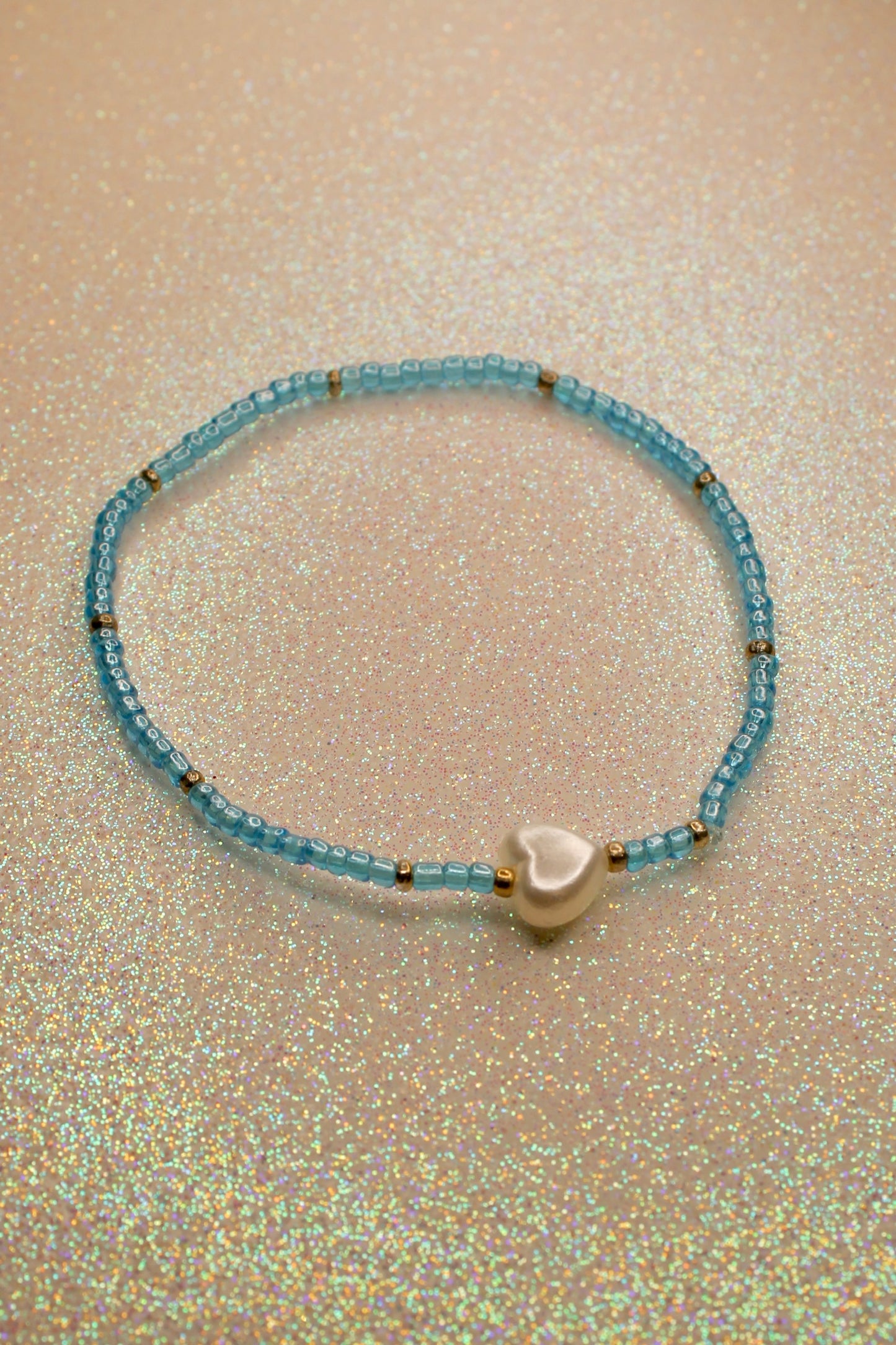 Blue stackable bracelet