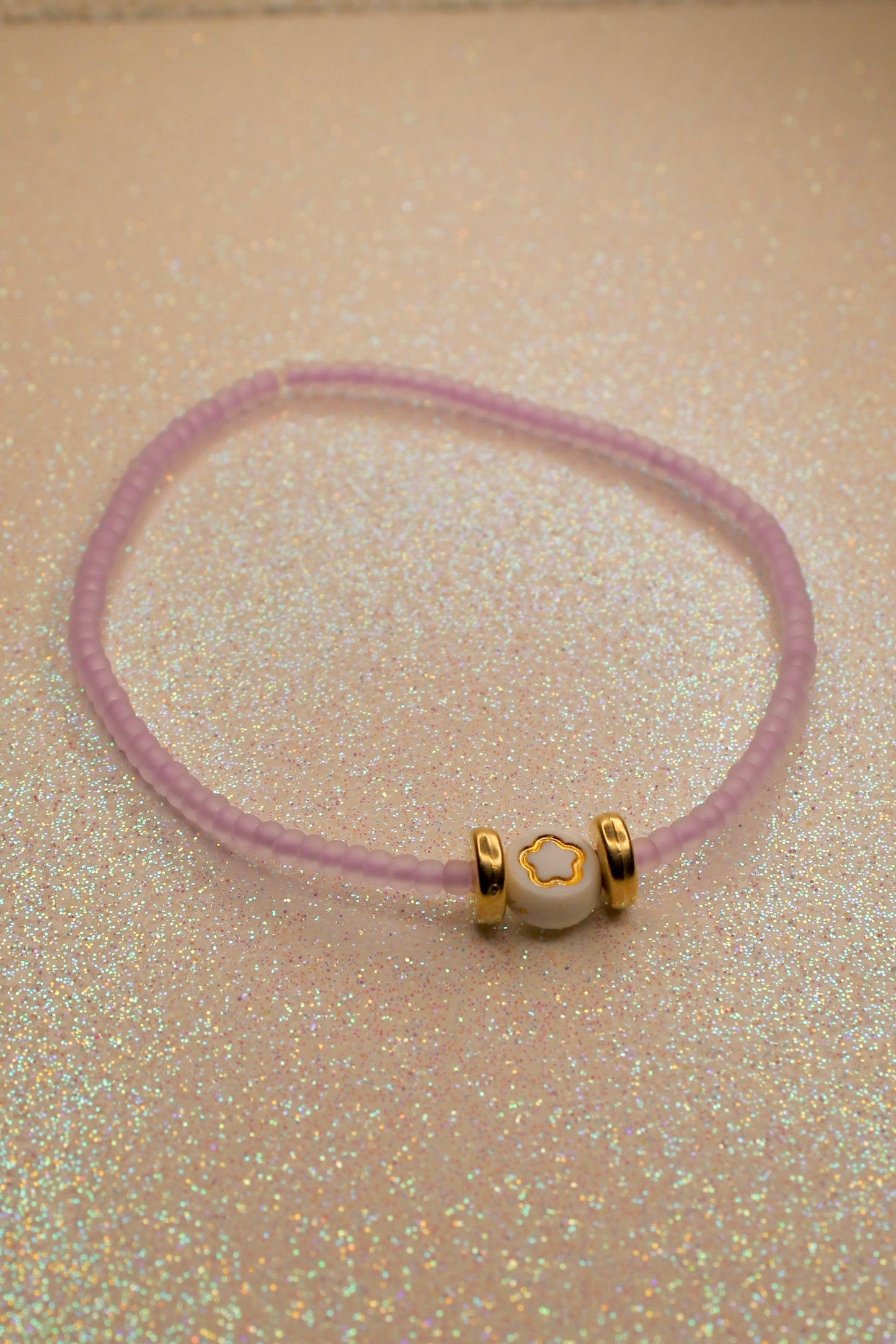 Purple stackable bracelet