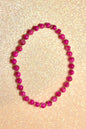 Pink stackable bracelet