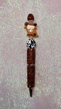 Cow beaded pen