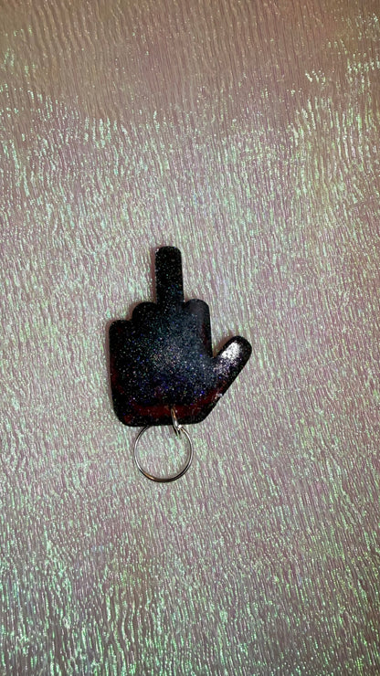 Middle finger keychain *DEFECT*
