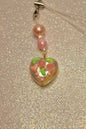 Heart phone charm