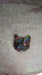 Holographic cat phone grip