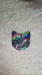 Holographic cat phone grip