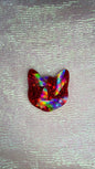 Holographic cat phone grip