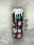 Santa Cookies Drip Tumbler