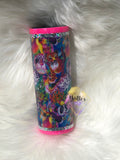 Lisa Frank Inspired 20 Ounce Skinny