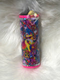 Lisa Frank Inspired 20 Ounce Skinny