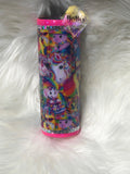 Lisa Frank Inspired 20 Ounce Skinny