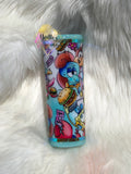 Sponge Bob Fabric and Glitter Tumbler