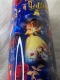 PREORDER Tale As Old As Time Fabric And Glitter Tumbler