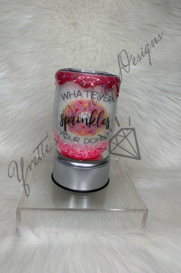 PREORDER Whatever Sprinkles Your Donut Wine Tumbler