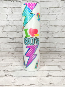 80's Glitter Tumbler